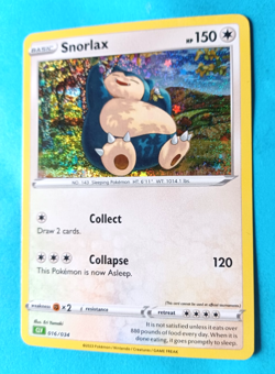 POKEMON CLASSIC COLLECTION SNORLAX CLV 016/034 HOLO SET FRESH CLEAN SHARP - Image 2