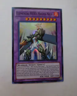 Elemental Hero Magma Neos LCGX-EN064 (Super Rare, Unlimited, Excellent / VLP) - Image 1