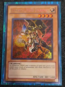 Elemental HERO Sparkman - LCGX-EN007 - Secret Rare - Unlimited Edition NM Yugioh - Image 1