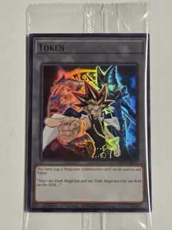 Yami Yugi & Dark Magician Girl TKN5-EN037 SEALED Burst Protocol Yugioh Token NM - Image 1