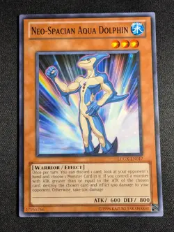 Yu-Gi-Oh! Neo-Spacian Aqua Dolphin LCGX-EN017 Unlimited Edition Common NM - Image 1