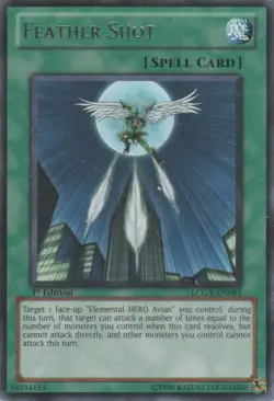 Feather Shot - LCGX-EN083 - Rare - Unlimited Edition - Near Mint - Legendary Col - Image 1