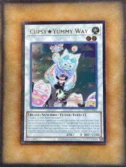 Yugioh Cupsy Yummy Way OP29-EN002 Ultimate Rare NM - Image 1
