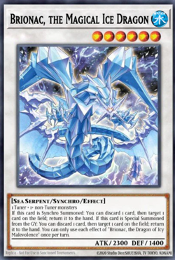 Brionac, the Magical Ice Dragon BLTR-EN004 - Secret Rare - NM - YUGIOH TCG - Image 1