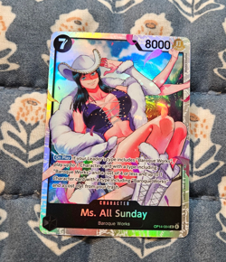 Ms. All Sunday FOIL OP14-084 The Azure Sea's Seven - One Piece - Image 1