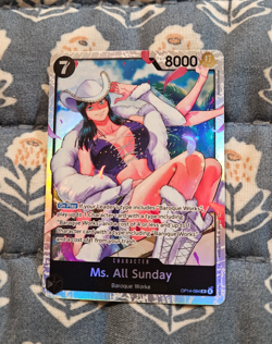 Ms. All Sunday FOIL OP14-084 The Azure Sea's Seven - One Piece - Image 2