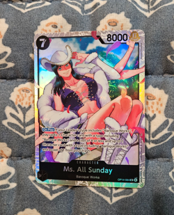 Ms. All Sunday FOIL OP14-084 The Azure Sea's Seven - One Piece - Image 3