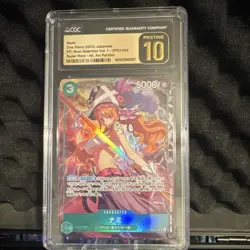 Bandai Nami One Piece CCG OP02-036 Super Rare Holo CGC 10 Alt Art Parallel - Image 1