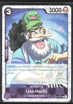 Uso-Hachi (ST18-001) Starter Deck 18: PURPLE Monkey.D.Luffy #ST18-001 Common - Image 1