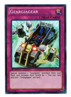 LTGY-EN077 Geargiagear Super Rare 1st Edition Near Mint YuGiOh TCG - Image 1