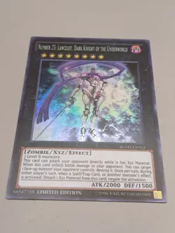 Yugioh Number 23: Lancelot, Dark Knight Of The Underworld BOSH-ENSE2 Super Rare - Image 1