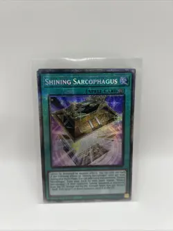 YUGIOH x1 MP25-EN005 SHINING SARCOPHAGUS - STARLIGHT RARE 1st EDITION - Image 1
