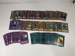 Lot of 286 YuGiOh Cards NM - 2011 & Earlier -87x Spell, 58x Trap, 141x Character - Image 1