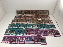 1996 YuGiOh 1st Ed. Lot of 196 Cards, 97x Characters, 44x Trap, 55x Spell, NM-MT - Image 1