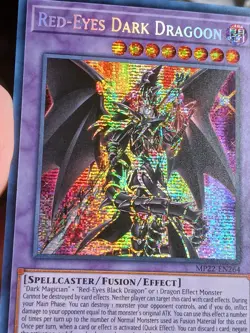 YUGIOH Secret Rare Red-Eyes Dark Dragoon MP22-EN264 1st Edition - Image 3