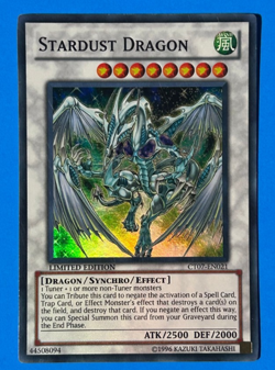 YuGiOh Stardust Dragon Super Rare CT07-EN021 LIMITED EDITION - Image 1
