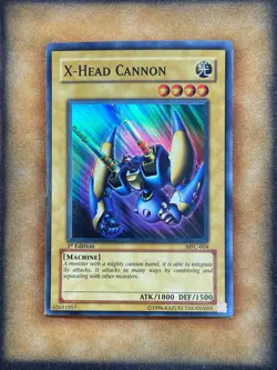 Yugioh X-Head Cannon MFC-004 Super Rare 1st Ed NM - Image 1