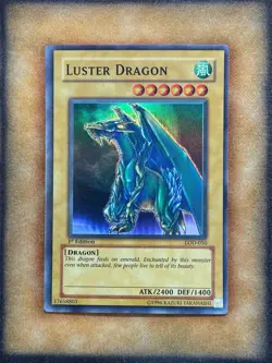 Yugioh Luster Dragon LOD-050 Super Rare 1st Ed NM - Image 1
