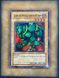 Yugioh La Jinn the Mystical Genie of the Lamp RP01-EN085 Super Rare ORIGINAL! LP - Image 1