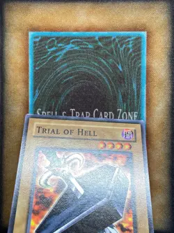 Yugioh Trial of Hell LOB-012 Common 1st Ed WAVY PRINT LP - Image 2
