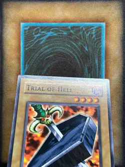 Yugioh Trial of Hell LOB-012 Common 1st Ed WAVY PRINT LP - Image 3
