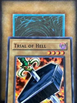 Yugioh Trial of Hell LOB-012 Common 1st Ed WAVY PRINT LP - Image 4