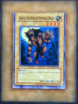 Yugioh Gazelle the King of Mythical Beasts RP01-EN043 Common 2024 MISCUT VLP - Image 1