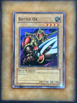 Yugioh Battle Ox SDK-005 Common 1st Ed LP - Image 1