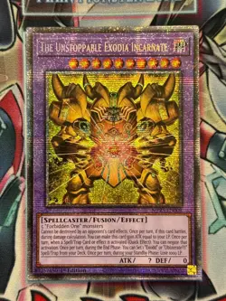 Yugioh! The Unstoppable Exodia Incarnate Starlight Rare Near Mint MP25-EN008 - Image 1