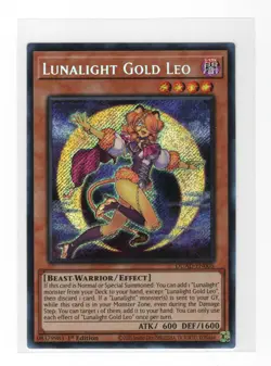 Lunalight Gold Leo Secret Rare DUAD-EN005 Duelist's Advance NM YuGiOh - Image 1