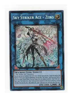 Sky Striker Ace = Zero Secret Rare DUAD-EN049 Duelist's Advance NM YuGiOh - Image 1