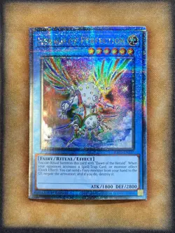 Yugioh Herald of Perfection RA03-EN237 Quarter Century Rare 1st Ed NM - Image 1