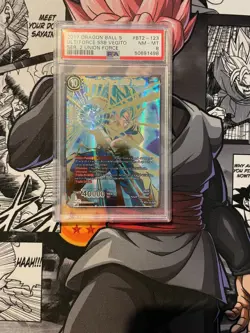 PSA 8 Ultimate Force SSB Vegito BT2-123 SCR 2017 DBS Card Game - Image 4