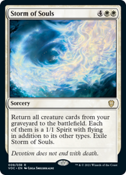 Storm of Souls Innistrad: Crimson Vow Commander MINT White Rare CARD ABUGames - Image 1