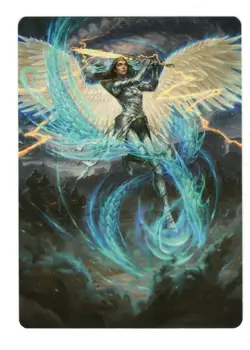 MTG Elspeth, Storm Slayer Art Card Tarkir Dragonstorm Magic The Gathering - Image 1