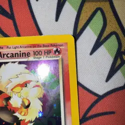 Pokemon TCG Light Arcanine Neo Destiny Holo Card 12/105 Unlimited LP W/Swirl LP - Image 4