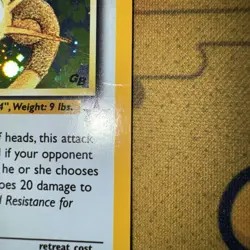Pokemon TCG Meowth Black Star Promos Holo Card Game Boy Vintage 2000 MP #10 - Image 4