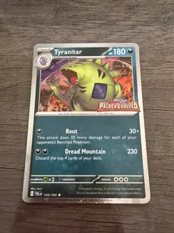 Tyranitar (Paldea Evolved Stamp) 135/193 Miscellaneous Cards & Products Holo - Image 2