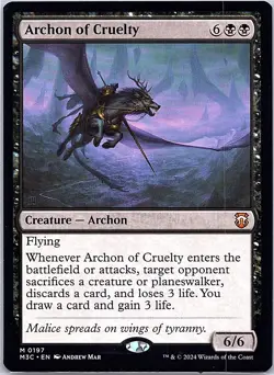 Archon of Cruelty 197 Commander: Modern Horizons 3 Magic: The Gathering NM - Image 1