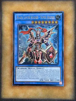 Yugioh Black Luster Soldier - Super Soldier DOCS-EN042 Ultimate Rare 1st Ed LP - Image 1