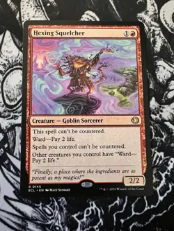 Magic: The Gathering Hexing Squelcher Creature Red ECL English Regular - Image 1