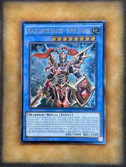 Yugioh Black Luster Soldier - Super Soldier DOCS-EN042 Ultimate Rare 1st Ed NM - Image 1