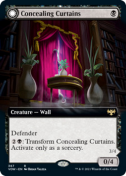 Concealing Curtains / Revealing Eye (Extended Art) Innistrad: Crimson Vow NM - Image 1