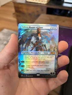 Teferi, Master of Time Foil (Showcase) Core Set 2021 M21 Magic: The Gathering - Image 1