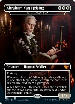 Abraham Van Helsing | Savior of Ollenbock (Dracula) FOIL Crimson Vow NM - Image 1