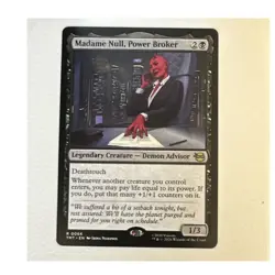 Wizards Madame Null Power Broker 0066 TMNT MTG Rare Legendary Demon Advisor - Image 1