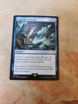 Raise The Palisade Commander The Lord Of The Rings MTG LP - Image 1