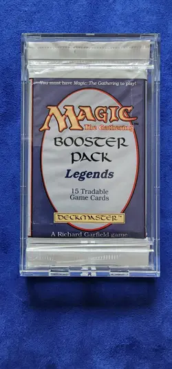 MTG Sealed Magic The Gathering English Legends Booster Pack 1994 - Image 1