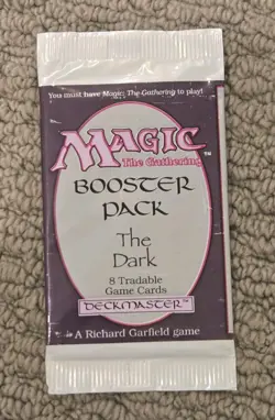 Magic: The Gathering - The Dark Booster Pack Sealed 1994 mtg 742818065047 - Image 1