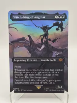 Witch-king of Angmar (LTR 423 - Borderless Foil) - MTG: Lord of the Rings - NM/M - Image 1